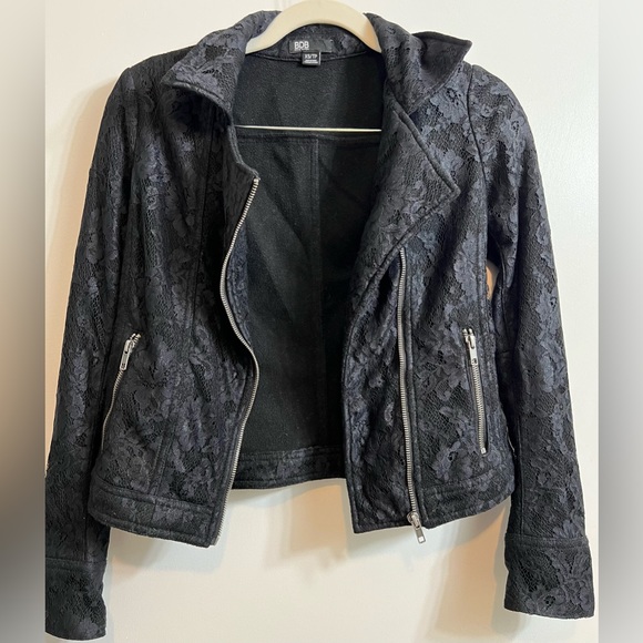 BDB David Bitton Lace Moto Jacket XS - Picture 9 of 13